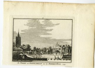 Antique Print-OOSTKAPELLE-TOWER-HERENHUIS-Spilman-de Beijer-1746