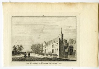 Antique Print-WEST SOUBURG-CASTLE-SINT ALDEGONDE-Spilman-de Beijer-1746