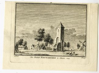 Antique Print-NIEUWERKERK-ZEELAND-VILLAGE-Spilman-de Beijer-1746
