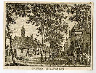 Antique Print-SINT LAURENS-VILLAGE-Bendorp-Bulthuis-1792