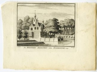 Antique Print-ARNESTEIN MANOR-MIDDELBURG-Spilman-de Beijer-1746