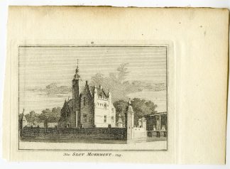 Antique Print-MOERMOND CASTLE-RENESSE-Spilman-de Beijer-1746