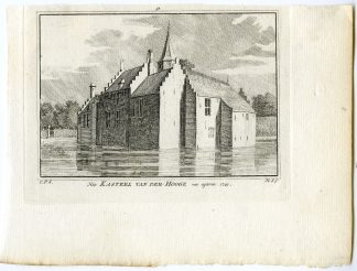 Antique Print-TER HOOGE CASTLE-MIDDELBURG-KASTEEL-Spilman-de Beijer-1746