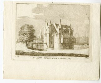 Antique Print-WINDENBURG CASTLE-DREISCHOR-Spilman-de Beijer-1746