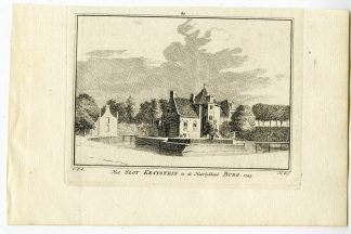Antique Print-BURGH-HAAMSTEDE-CRAYENSTEIN CASTLE-Spilman-de Beijer-1746