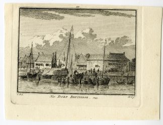 Antique Print-BRUINISSE-VILLAGE-Spilman-de Beijer-1746