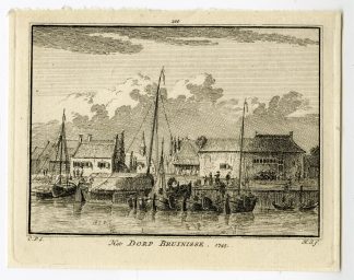 Antique Print-BRUINISSE-VILLAGE-Spilman-de Beijer-1746