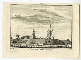 Antique Print-BIERVLIET-TERNEUZEN-Spilman-de Beijer-1746