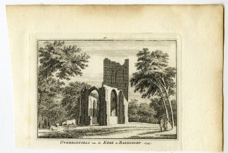 Antique Print-BAKENDORP-BORSELE-CHURCH-RUIN-Spilman-de Beijer-1746