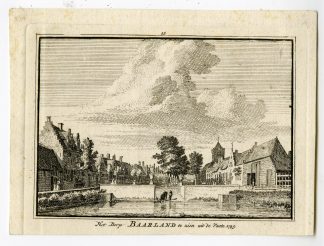 Antique Print-BAARLAND-BORSELE-VILLAGE-Spilman-de Beijer-1746