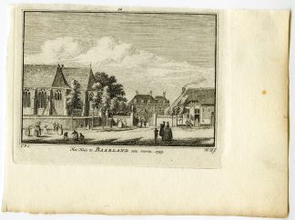 Antique Print-BAARLAND-BORSELE-CASTLE-Spilman-de Beijer-1746