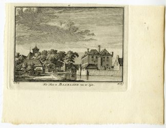 Antique Print-BAARLAND-BORSELE-CASTLE-Spilman-de Beijer-1746