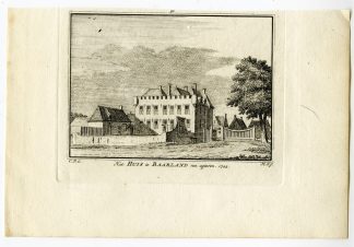 Antique Print-BAARLAND-BORSELE-CASTLE-Spilman-de Beijer-1746