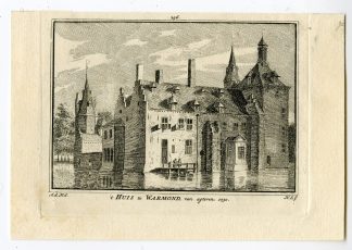 Antique Print-WARMOND-CASTLE-KASTEEL-Spilman-de Beijer-1746
