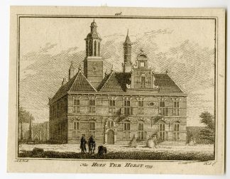 Antique Print-VOORSCHOTEN-TER HORST-CASTLE-Spilman-de Beijer-1746
