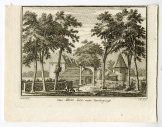Antique Print-VOORBURG-LOO CASTLE-Spilman-de Beijer-1746