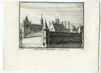 Antique Print-OUD TEYLINGEN CASTLE-WARMOND-Spilman-de Beijer-1746