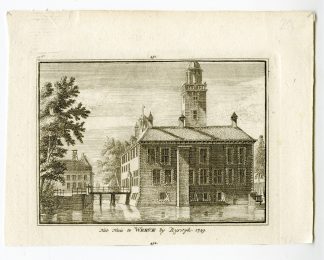 Antique Print-HUIS TE WERVE-RIJSWIJK-MANOR-Spilman-de Beijer-1746