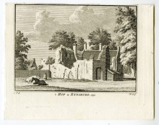 Antique Print-HOF TE RIJNSBURG-COURT-Spilman-de Beijer-1746