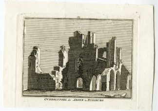 Antique Print-RIJNSBURG-ABBEY-RUIN-Spilman-de Beijer-1746
