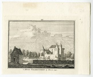 Antique Print-VALCKESTEYN CASTLE-POORTUGAAL-Spilman-de Beijer-1746