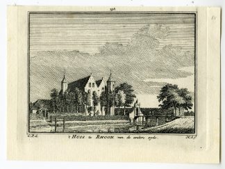 Antique Print-CASTLE-KASTEEL VAN RHOON-Spilman-de Beijer-1746