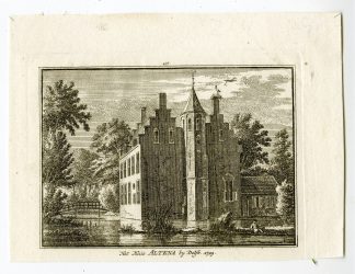 Antique Print-ALTENA CASTLE-DELFT-KASTEEL-Spilman-de Beijer-1746