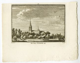 Antique Print-PIJNACKER-VILLAGE-Spilman-de Beijer-1746