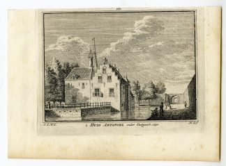 Antique Print-ABSPOEL CASTLE-OEGSTGEEST-KASTEEL-Spilman-de Beijer-1746