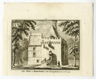 Antique Print-DE BOEKHORST CASTLE-NOORDWIJKERHOUT-Spilman-de Beijer-1746