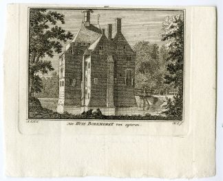 Antique Print-DE BOEKHORST CASTLE-NOORDWIJKERHOUT-Spilman-de Beijer-1746