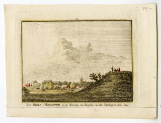 Antique Print-MONSTER-BORSELE-ZEELAND-VILLAGE-Spilman-de Beijer-1746