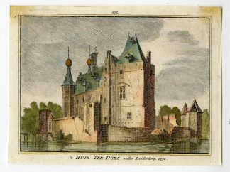 Antique Print-TER DOES CASTLE-LEIDERDORP-KASTEEL-Spilman-de Beijer-1746
