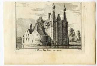 Antique Print-TER DOES CASTLE-LEIDERDORP-KASTEEL-Spilman-de Beijer-1746