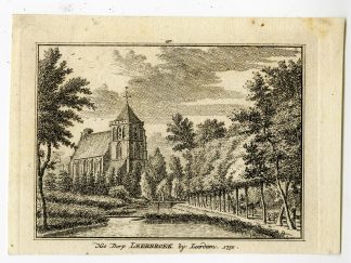 Antique Print-LEERBROEK-VILLAGE-Spilman-de Beijer-1746
