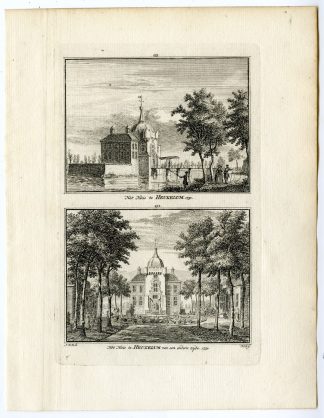 Antique Print-HEUKELUM CASTLE-MERCKENBURG-Spilman-de Beijer-1746