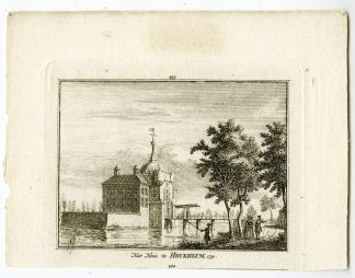 Antique Print-HEUKELUM CASTLE-MERCKENBURG-Spilman-de Beijer-1746