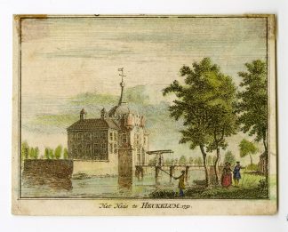 Antique Print-HEUKELUM CASTLE-MERCKENBURG-Spilman-de Beijer-1746
