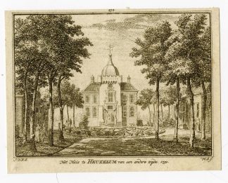 Antique Print-HEUKELUM CASTLE-MERCKENBURG-Spilman-de Beijer-1746