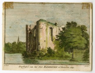 Antique Print-RAVESTEYN CASTLE-HEENVLIET-Spilman-de Beijer-1746