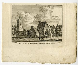 Antique Print-HAGESTEIN-VILLAGE-Spilman-de Beijer-1746