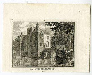 Antique Print-HAGESTEIN CASTLE-KASTEEL-Spilman-de Beijer-1746