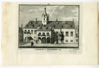 Antique Print-GORINCHEM-CITY HALL-STADHUIS-Spilman-de Beijer-1746