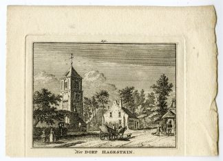 Antique Print-HAGESTEIN-VILLAGE-Spilman-de Beijer-1746