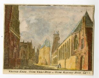 Antique Print-ENKHUIZEN-WESTERKERK-WEESHUIS-Spilman-de Beijer-1746
