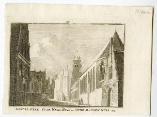 Antique Print-ENKHUIZEN-WESTERKERK-WEESHUIS-Spilman-de Beijer-1746