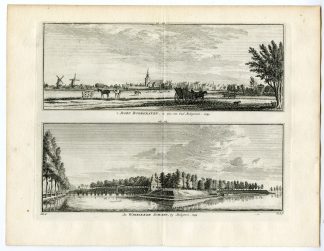 Antique Print-BODEGRAVEN-FORT WIERICKERSCHANS-Spilman-de Beijer-1746