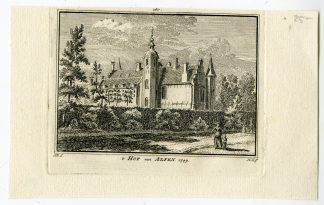 Antique Print-ALPHEN AAN DEN RIJN-CASTLE-HOF-Spilman-de Beijer-1746