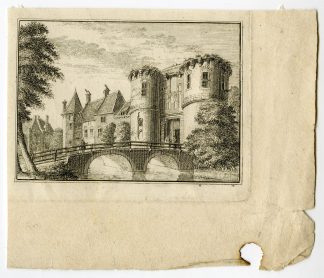 Antique Print-MONTFOORT-CASTLE-OUDE MANNENHUIS-Spilman-de Beijer-1746
