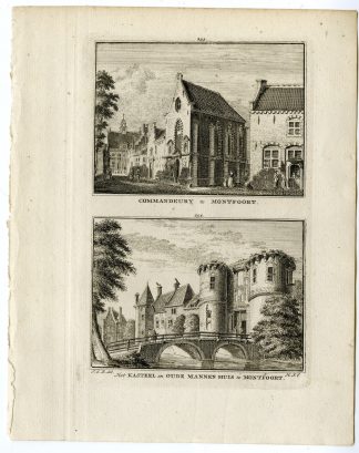 Antique Print-MONTFOORT-CASTLE-COMMANDERIJE-Spilman-de Beijer-1746